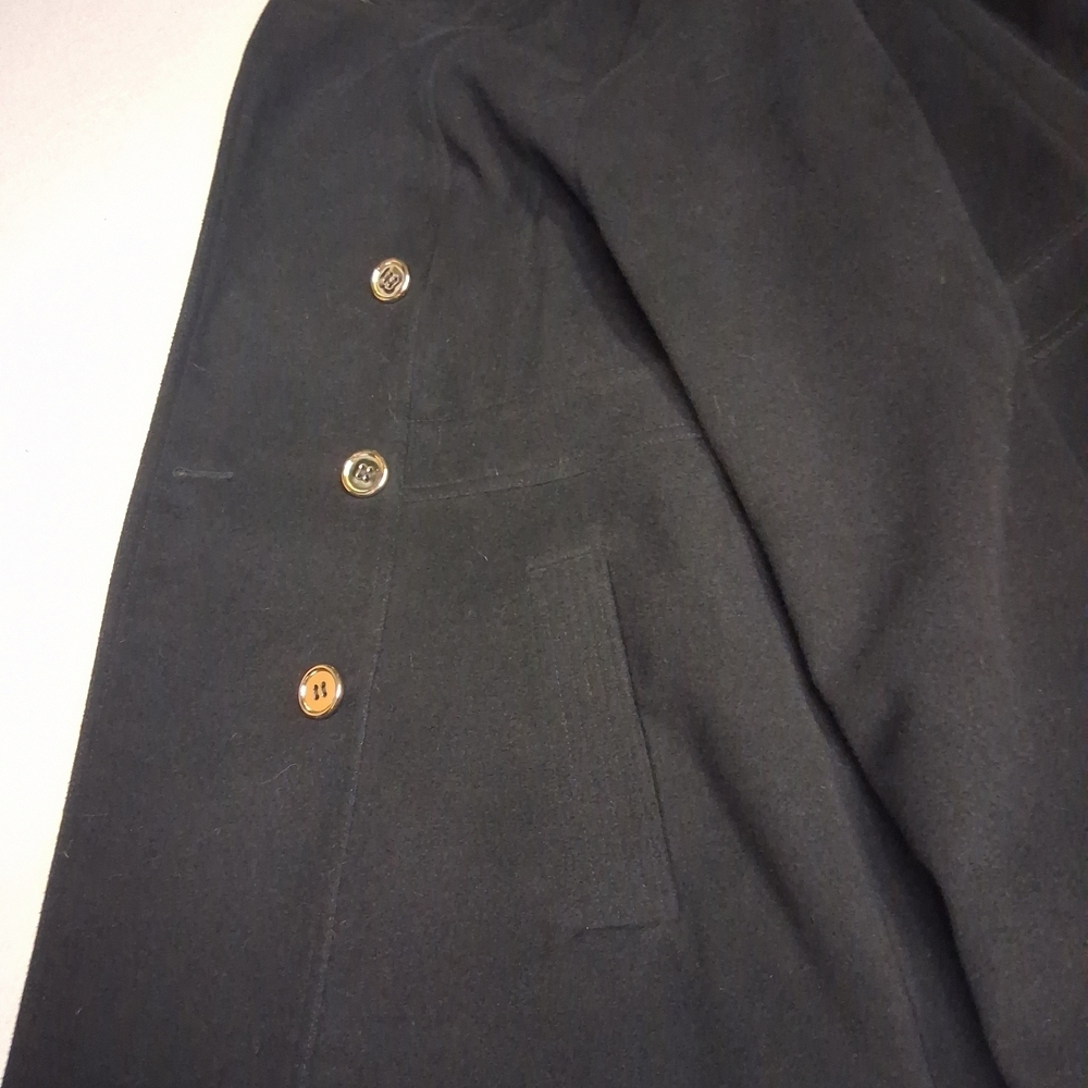 Jessica Black Pea Coat for Women - Picture 12 of 13
